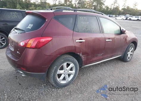 2009 Nissan Murano Sl z USA, uszkodzony, nr VIN JN8AZ18U89W027033